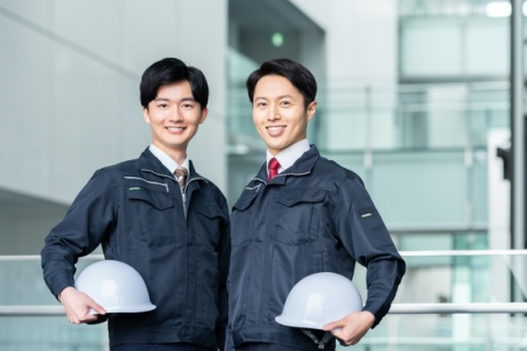 作業服2人